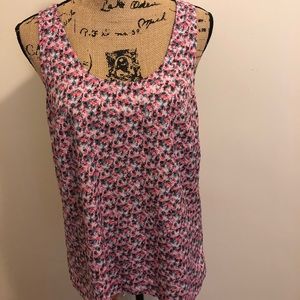 J crew blouse sleeveless Sz8 women’s top